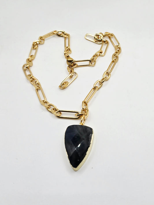Collar Labradorita