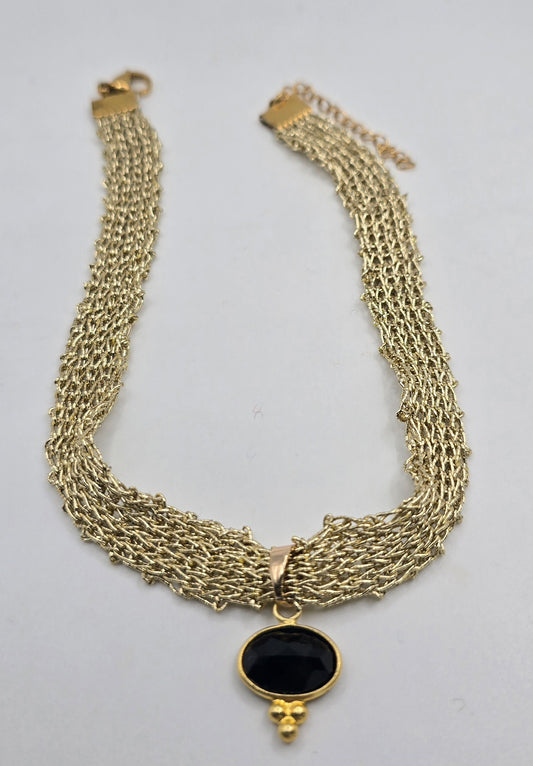Chocker Tejido Colgante
