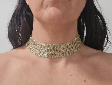 Chocker Tejido Mediano