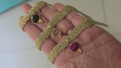 Chocker Tejido Colgante