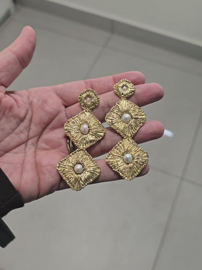 Aro Tejido 3 cuadrados