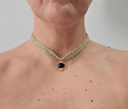 Chocker Tejido Colgante
