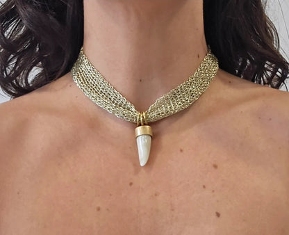 Chocker Tejido cacho