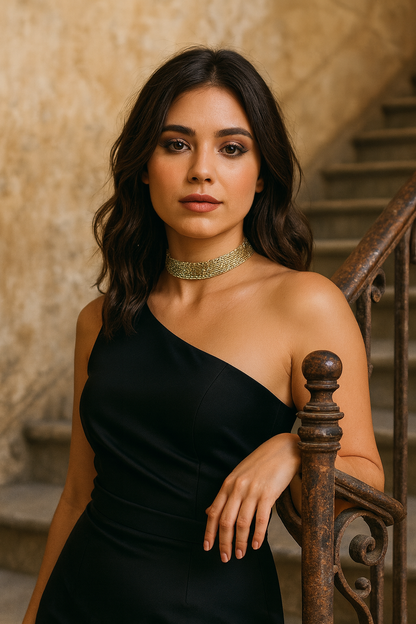 Chocker Tejido Angosto