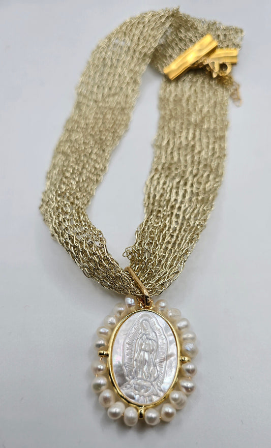 Collar Tejido Virgen