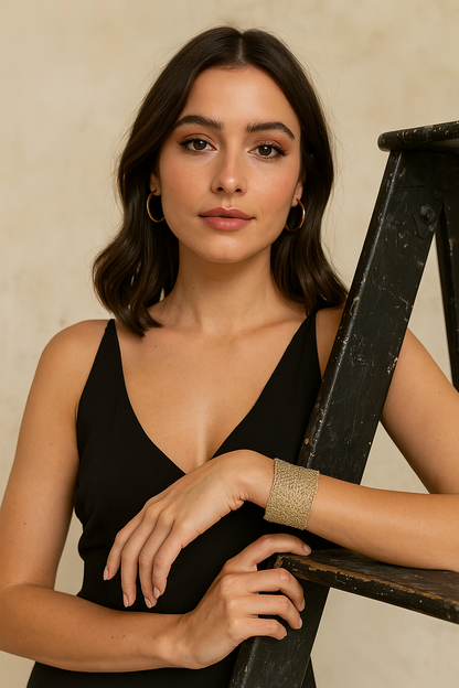 Pulsera Tejida Ancha