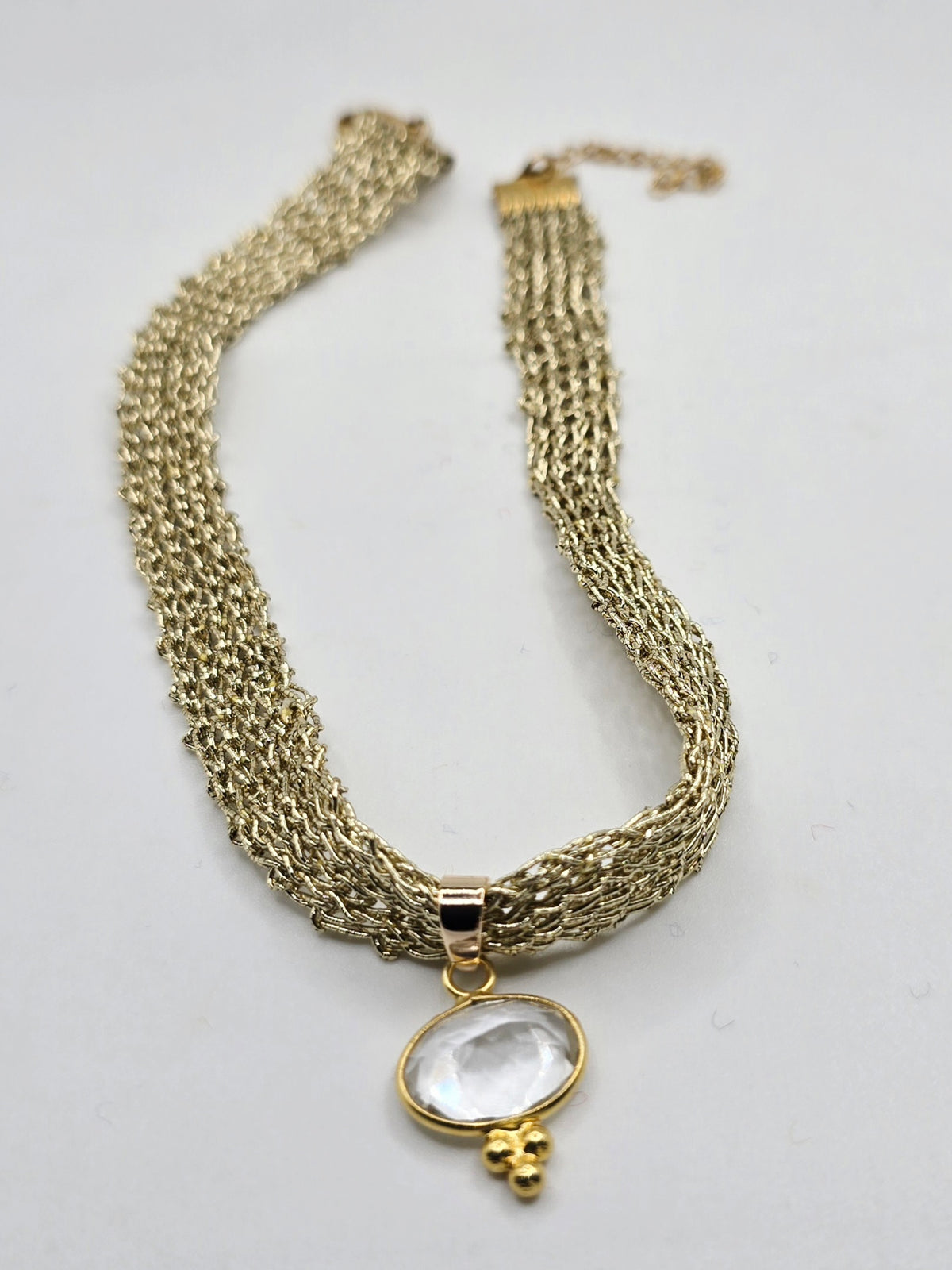 Chocker Tejido Colgante