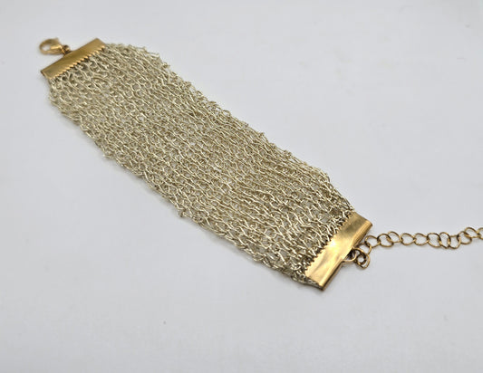 Pulsera Tejida 3.5 cm ancho
