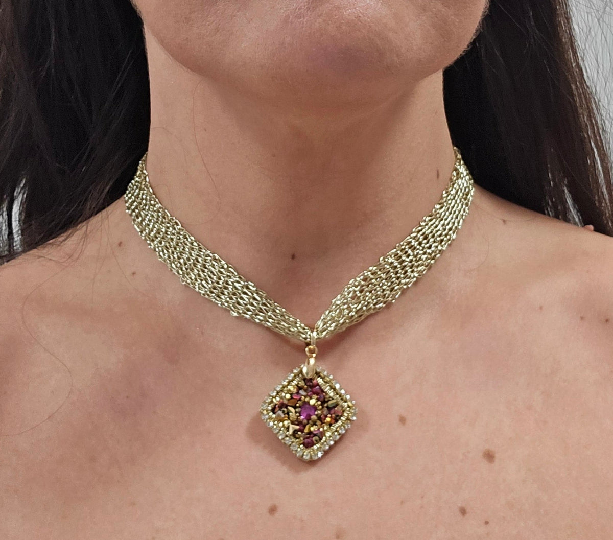 Collar Tejido Isidora