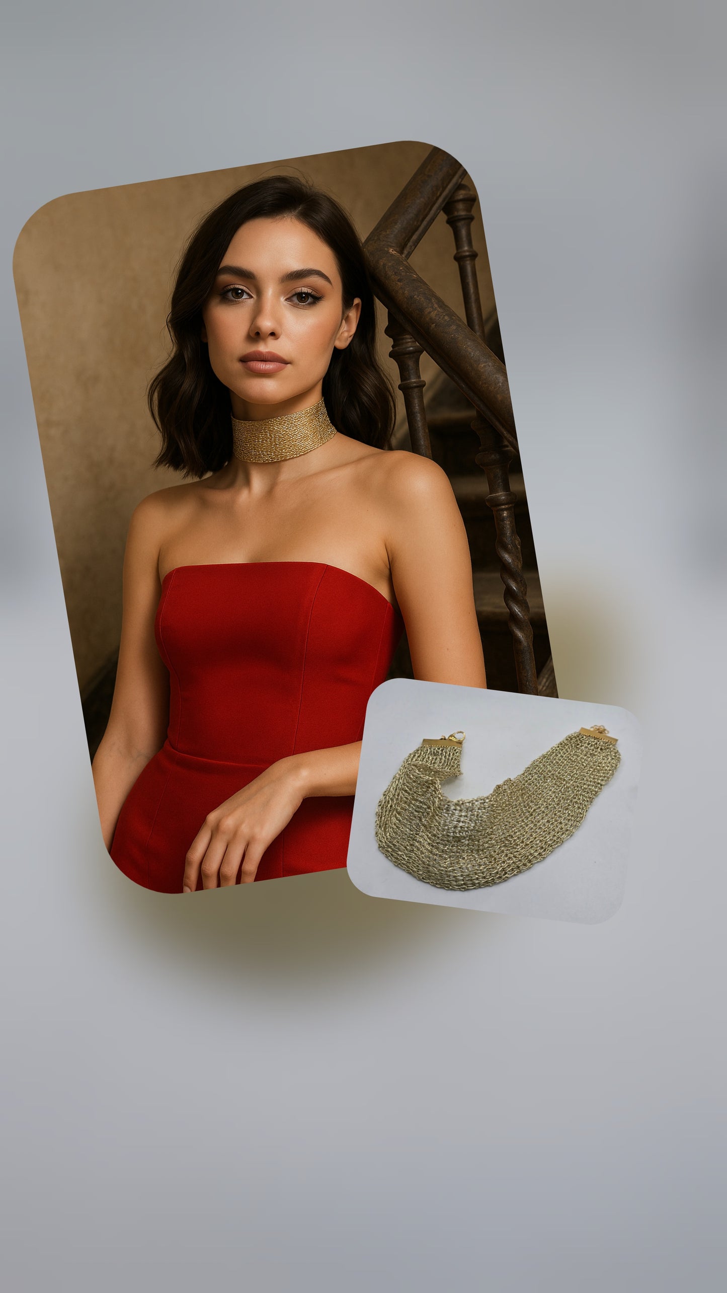 Chocker Tejido Ancho