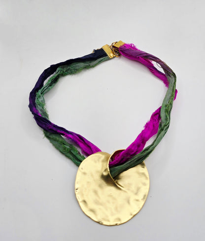 Collar seda colores