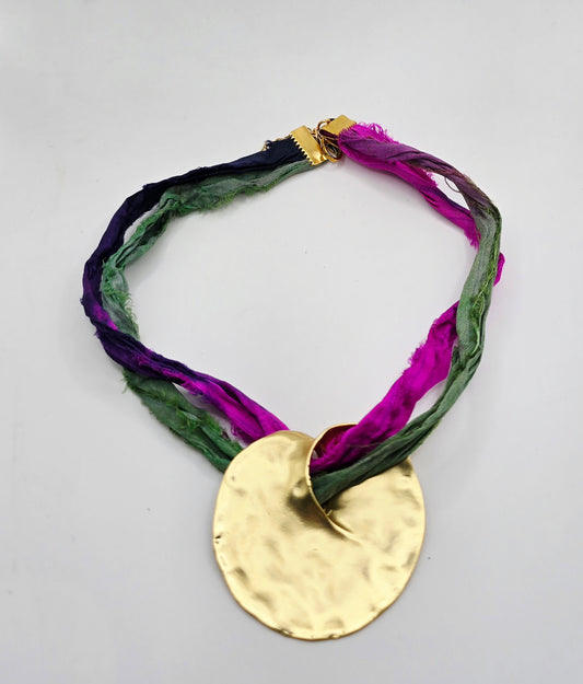 Collar seda colores